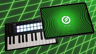 Animoog Z Demo  Sound Design  iPad Pro  Launchkey Mini Mk3 [upl. by Abrahan895]