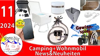 Camping und Wohnmobil NewsampNeuheiten 112024 [upl. by Joslyn]