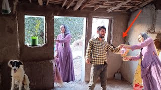 The masters amazing creativity repairing the single mothers house using plaster [upl. by Anyg]