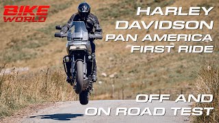 Harley Davidson Pan America Off amp On Road First Ride 4K [upl. by Niles]