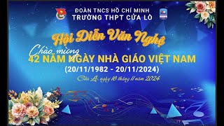 LIVETHPT CỬA LÒHỘI DIỄN VĂN NGHỆ CHÀO MỪNG 42 NĂM NGÀY NHÀ GIÁO VIỆT NAM 20111982 – 20112024 [upl. by Bedell]