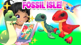 FOSSIL ISLE 6 NEW DINOSAURS EVENT in Adopt Me roblox [upl. by Einehpets]