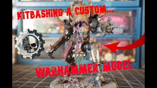 Kitbashing a custom 40k model My biggest kitbash yetkitbash [upl. by Sivatco944]