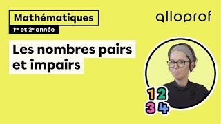 Les nombres pairs et impairs  Mathématiques  Primaire [upl. by Wolfgram568]