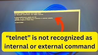 How to Fix quotTelnet is Not Recognizedquot Error on Windows [upl. by Eerac]