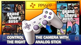 PPSSPP  How to enable the right analog stick for GTA Liberty City Stories and Vice City Stories [upl. by Un545]