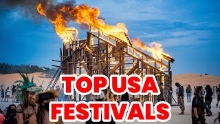 Top 10 Festivals to Experience in the USA [upl. by Eitac275]