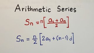 Arithmetic Series  Sum of the Terms of Arithmetic Sequence [upl. by Aicena]