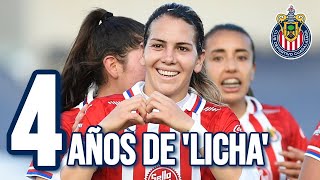 Un año más del debut de Alicia Licha Cervantes con Chivas Femenil 🔴⚪️ ⚽️ [upl. by Heilner474]