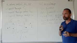 thermo premier principe  III3 capacité thermique à volume constant dun gaz parfait [upl. by Akitan]