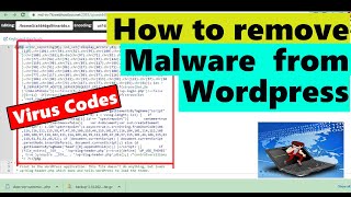 How to Remove Malware amp Clean a Hacked WordPress Site wordpress [upl. by Ihcehcu474]