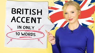 🇬🇧 10 WORDS TO LEARN BRITISH ACCENT Modern RP [upl. by Calen]