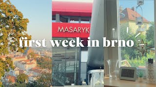 first week in brno as a med student on erasmus  settling in advance studying amp a day trip [upl. by Janiuszck]