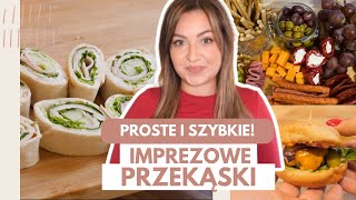 3 x Proste i Pyszne Przekąski na Imprezę  lamakeupebella [upl. by Bendicty]