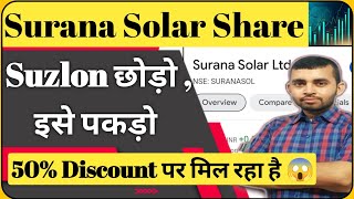 Surana Solar share analysis  Surana Solar next target  Multibagger Stocks  Stock market course [upl. by Enid]