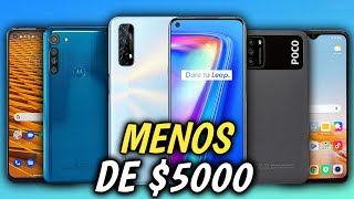 Top🔥MEJORES Celulares por menos de 5000 PESOS 🤑250 dólares 2021 [upl. by Rana]