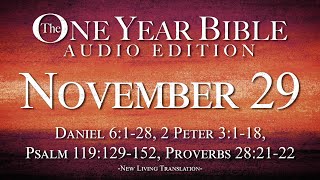 November 29  One Year Bible Audio Edition [upl. by Ydac174]