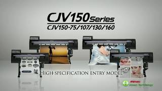 Mimaki CJV150 [upl. by Nnylkoorb]