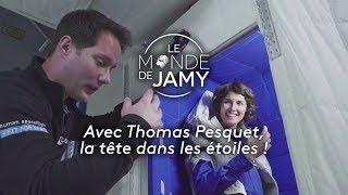 Visite du module Columbus avec Thomas Pesquet – Inédit Le Monde de JamyLa tête dans les étoiles [upl. by Burra758]