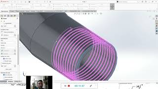 2 Practica SolidWorks Elementos Roscados Tipo Toolbox  Rosca por operación de taladro y cosmética [upl. by Oruntha193]