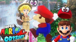 EN BUSCA DE PEACH OTRA VEZ ¡¡ NUEVO REINO APARECE   Super Mario Odyssey 13  ZetaSSJ [upl. by Joannes]