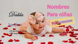 100 Nombres de Niña bonitos y hermosos que estarán en Tendencia en el 2024 [upl. by Joerg]