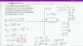 Problema 2 Elipse [upl. by Thirzi]