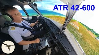 ATR 42600 Cockpit View Full Flight Experience  Maldives Adventure  Must Watch  Fly with Magnar [upl. by Robinia]