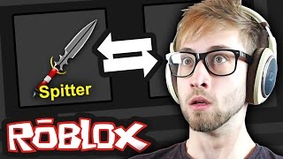 Roblox  Murder Mystery 2  GOLD KNIFE TRADING amp UNBOXING [upl. by Irahcaz]