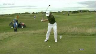 Louis Oosthuizens picture perfect swing  British open 2010 [upl. by Sopher326]