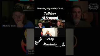 Talking Al Frugoni Subscribe to watch LIVE thursdaynightbbqchat podcast livefire bbq [upl. by Race]