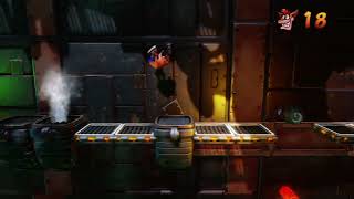 Crash Bandicoot PS4 Walkthrough Part 18 Fumbling In The Dark amp Castle Machinery White Gems [upl. by Papp]