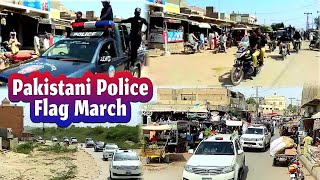 Pakistani Police amp Rangers  Joint Flag March  Pakistan Zindabad پاکستانی پولیس اور سندھ رینجرز [upl. by Wailoo]