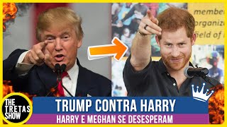 HARRY E MEGHAN SE DESESPERAM TRUMP VAI EXPULSAR O PRÍNCIPE E A PRINCESA PEDE AJUDA PARA JOVENS [upl. by Esoryram]