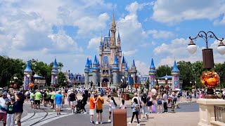 Magic Kingdom 2024 Fast Summer Day Walkthrough in 4K  Walt Disney World Orlando Florida August 2024 [upl. by Claretta]