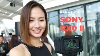 SONY RX0II Handson Worlds Smallest and Lightest Compact Camera [upl. by Tilda]