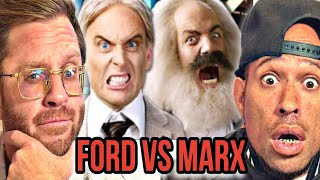 Henry Ford vs Karl Marx Epic Rap Battles Of History REACTION W The Boyz [upl. by Tesil125]