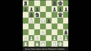 Giuoco Piano game  Giuoco Pianissimo variation chess chessgrandmaster hikaru chessplayer magnu [upl. by Odlabu]