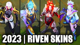 All Riven Skins Spotlight 2020 League of Legends [upl. by Dexter850]