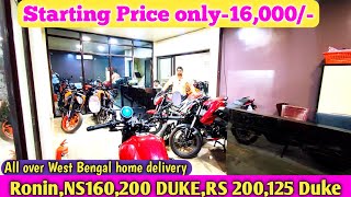 TVS RoninBajaj Pulsar NS160KTM 200 DUKEPulsar RS 200Ktm 125 Duke220F  Kolkata Bike Bazar 104 [upl. by Tur]