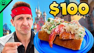 100 Disney Food Challenge in California What a Mess [upl. by Yreme]