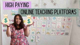 Highest Pay Online Teaching Jobs in 2023 💰  Work from home jobs  Online Teaching Platforms Hiring [upl. by Mirella662]