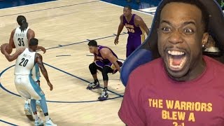 CROSSED OVER DANGELO RUSSEL MADE HIM TOUCH THE FLOOR OVERTIME THRILLER NBA 2k17 [upl. by Wooster]