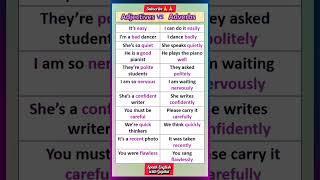 Adjectives vs adverbs English grammar [upl. by Tessil136]