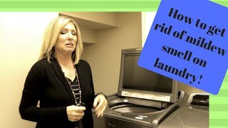 GET RID OF MILDEW SMELL IN LAUNDRY WITHOUT REWASHING  ESSENTIAL OIL HACK [upl. by Cira167]