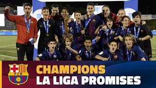 ESP FINAL LALIGA PROMISES FC Barcelona Infantil B  Valencia 01 [upl. by Bellis]