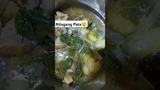 Nilagang Pata ng baboy ulam for today🤤with patatas at petsayhighlights highlightseveryone [upl. by Bedelia]