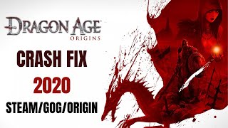 Dragon Age Origins  Crash Fix  SteamOriginGOG 2020 [upl. by Ruenhs]