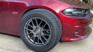 Winter Wheels and Tires Dodge Charger Scat Pack  General Altimax Arctic 12  VOXX Orso [upl. by Edrahs]