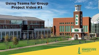 Using Teams for Group Project Video 1 [upl. by Mather422]